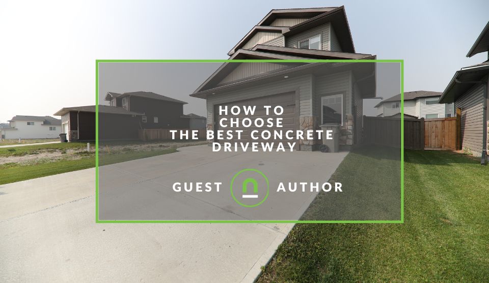 Pick best concrete driveway