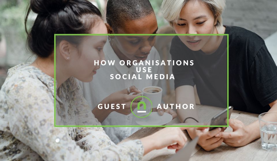 The various uses for social media in a business context