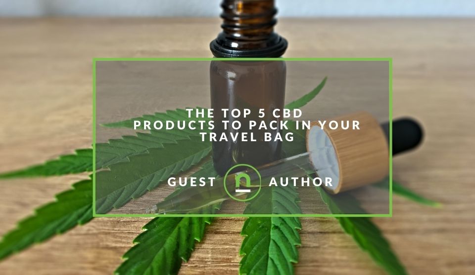 CBD travel bag packing