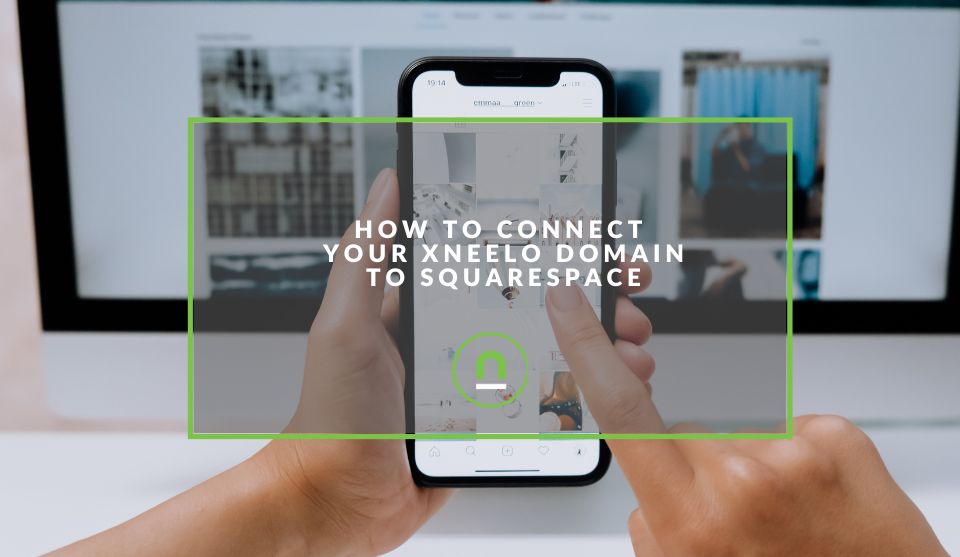 Move xneelo domain to squarespace