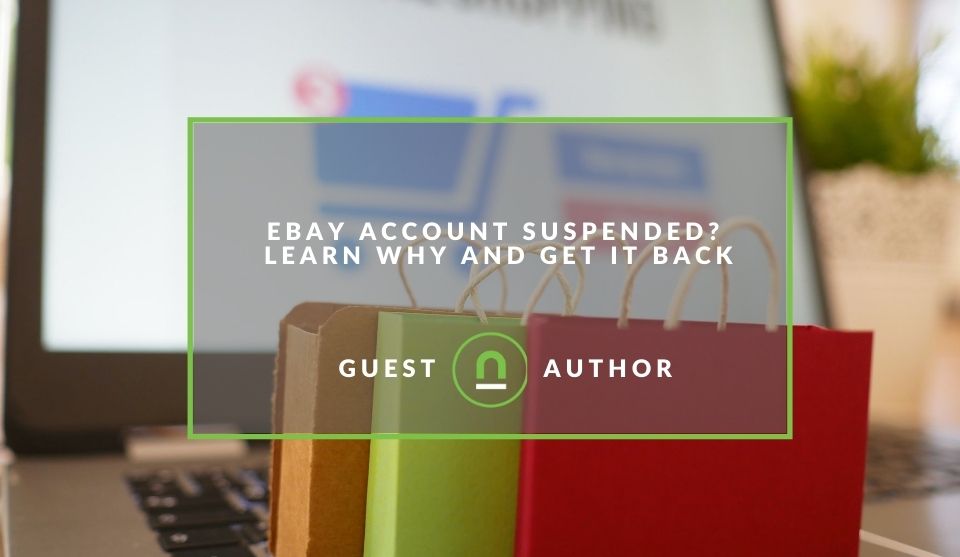 How to get back a suspended eBay account