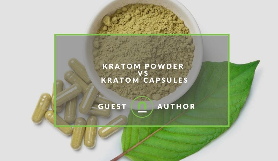 Kratom powder vs capsules