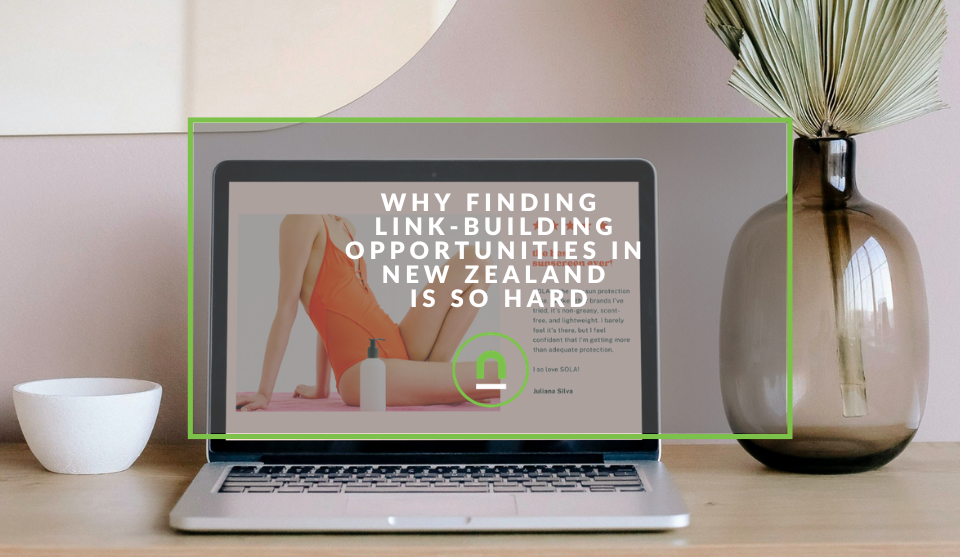 Difficulties building links to websites in New Zealand