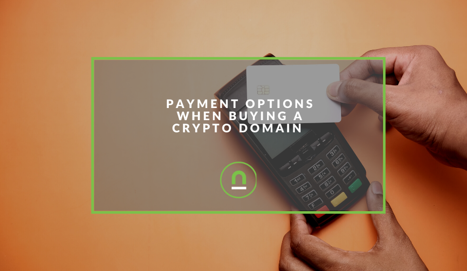 Paying for a blockchain domain