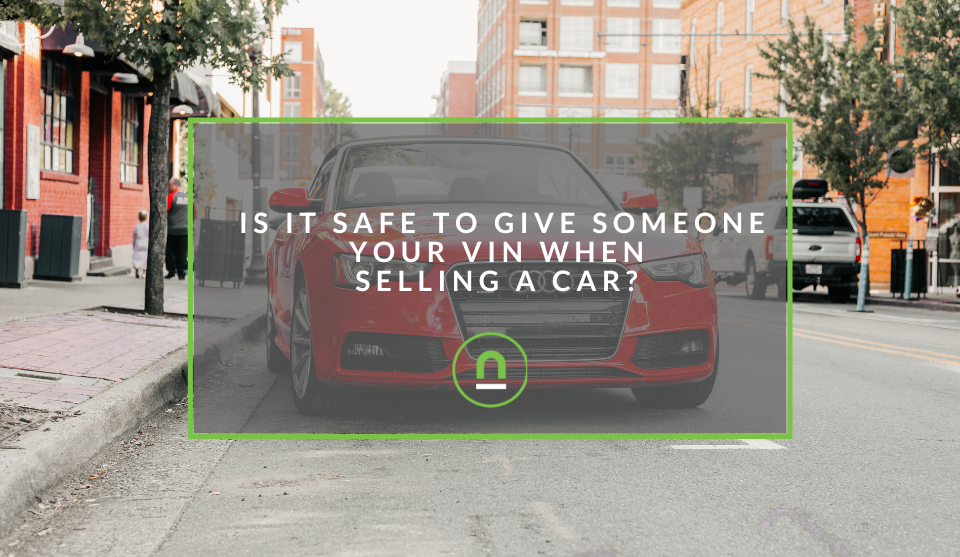 Sharing your vin number when selling a car