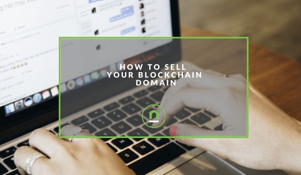 Selling a blockchain domain