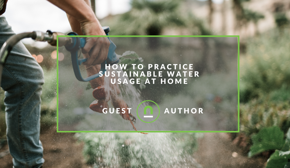 Sustainable water use at home 