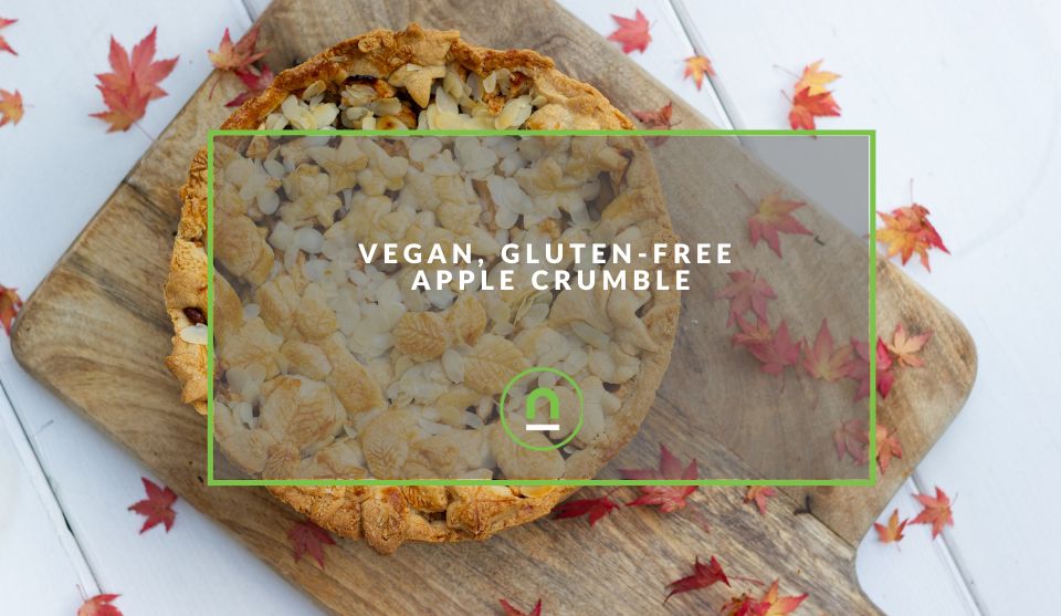 Vegan apple crumble recipe