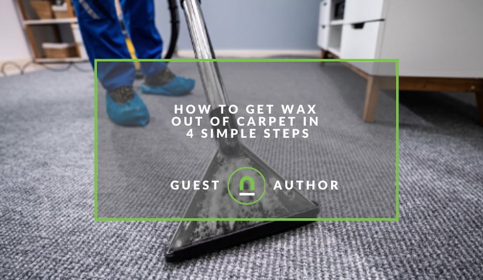 Remove wax from Carpets