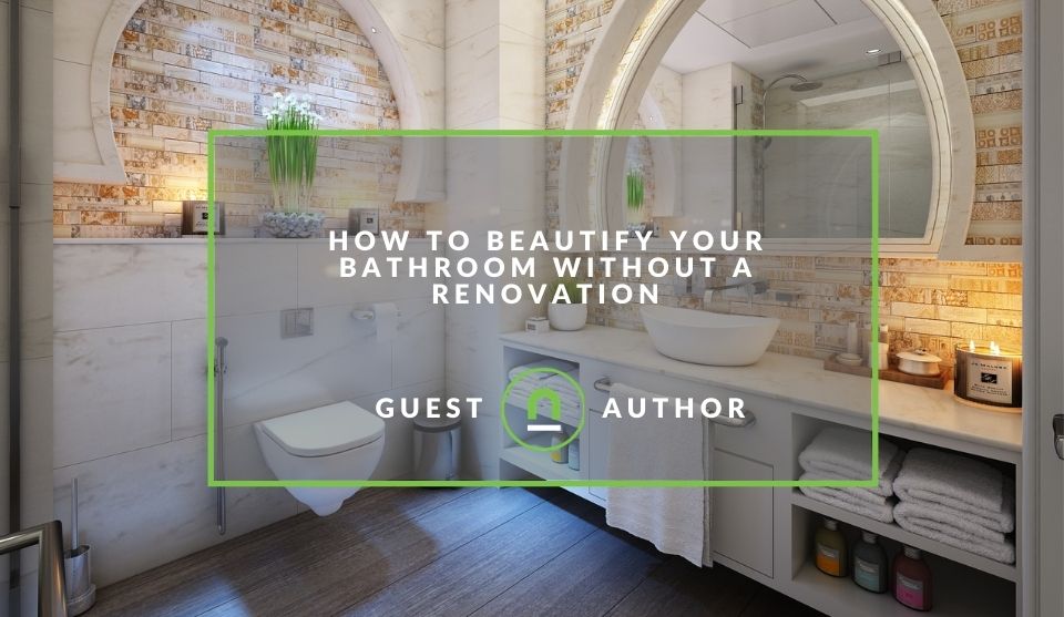Upgrade bathroom without a full renovation
