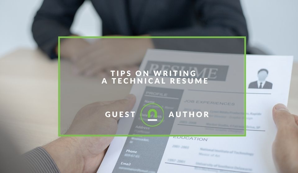 Guide to writing technical resume