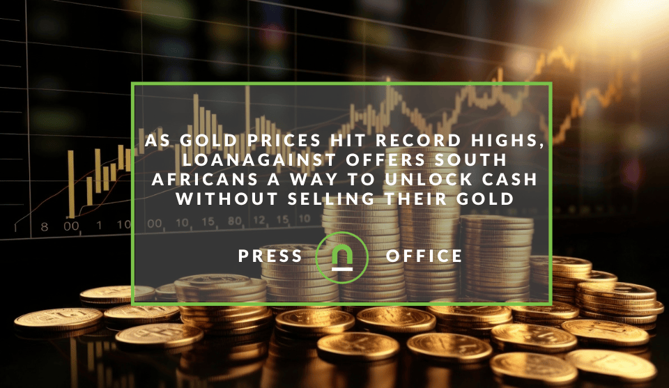 As Gold Prices Hit Record Highs, LoanAgainst Offers South Africans a Way to Unlock Cash Without Selling Their Gold