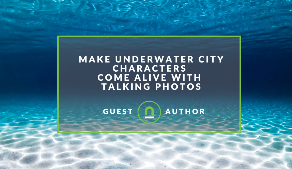 Create an underwater world with AI