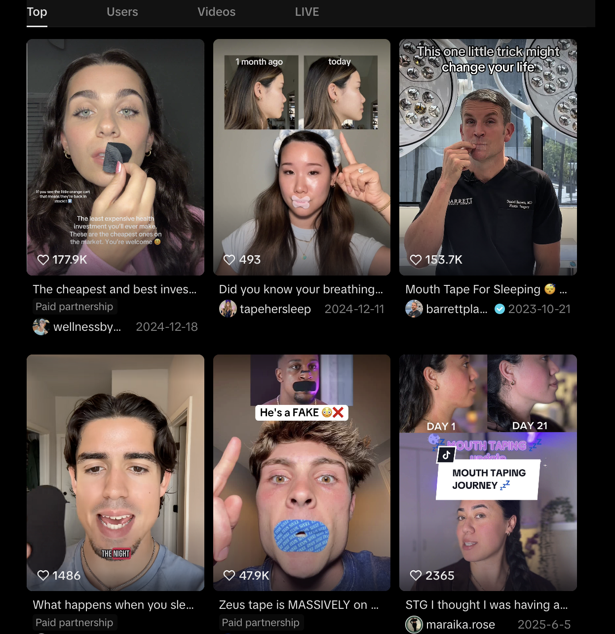 TikTok Mouth Tape Trend
