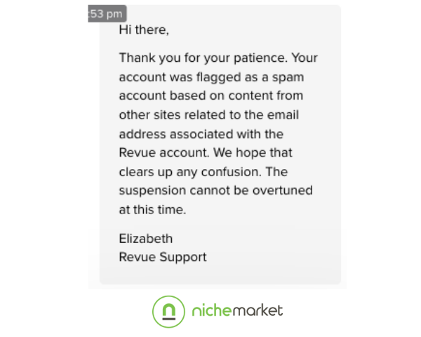 First customer service response