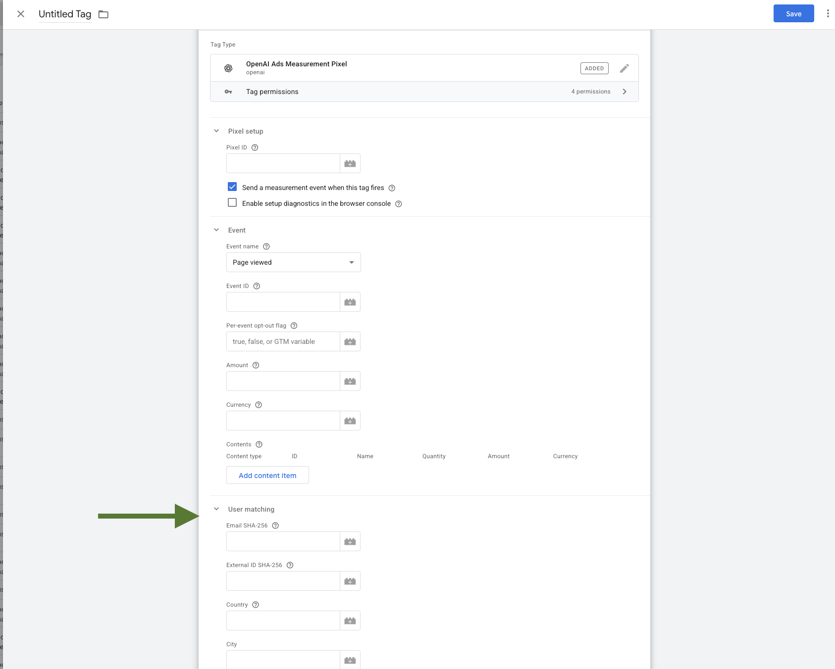 Open AI Ads Enhanced Conversion