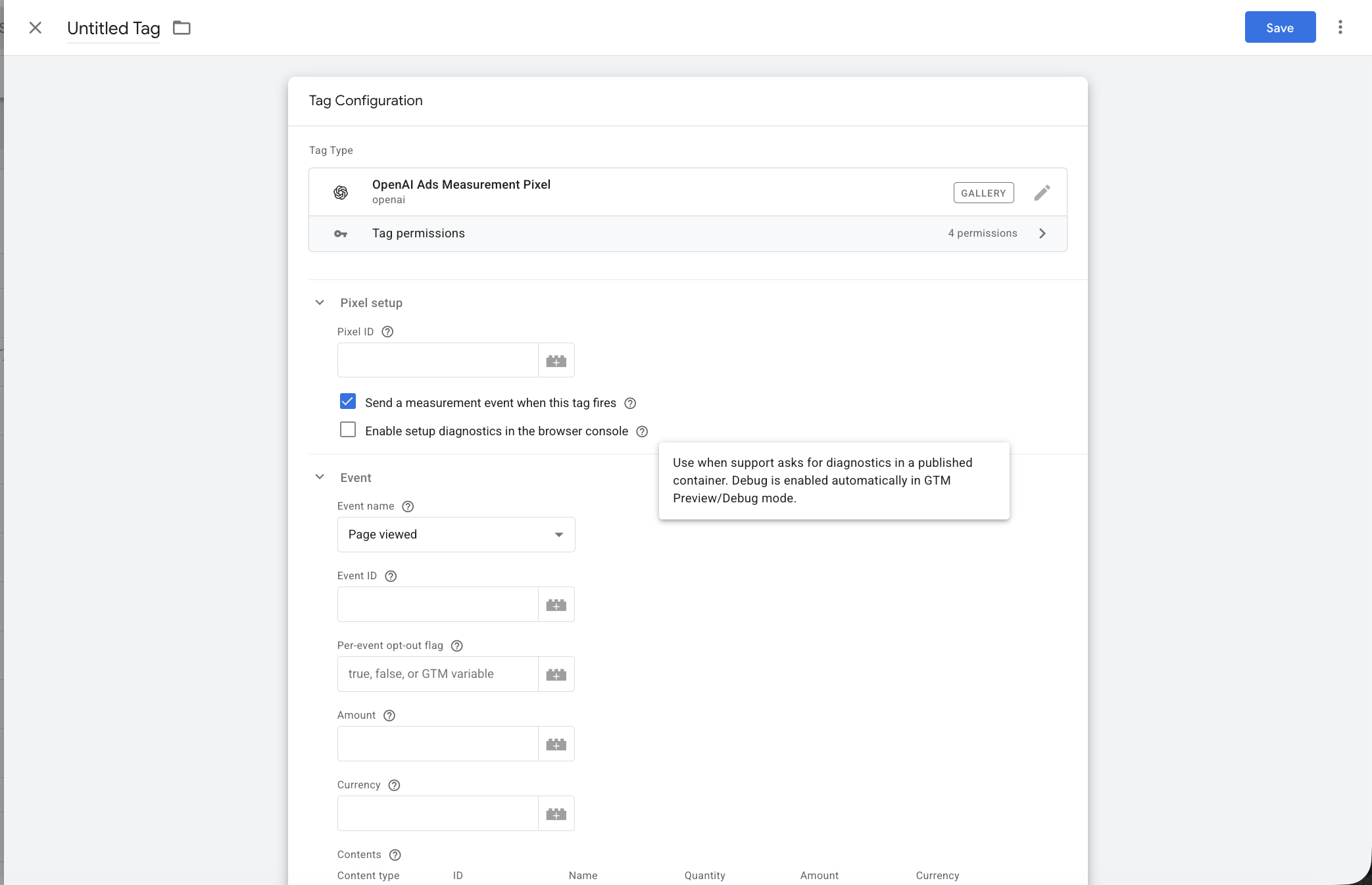ChatGPT Ad Pixel Setup
