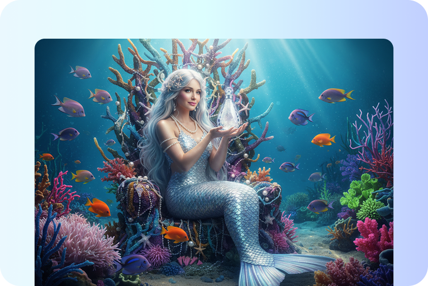 Underwater AI image