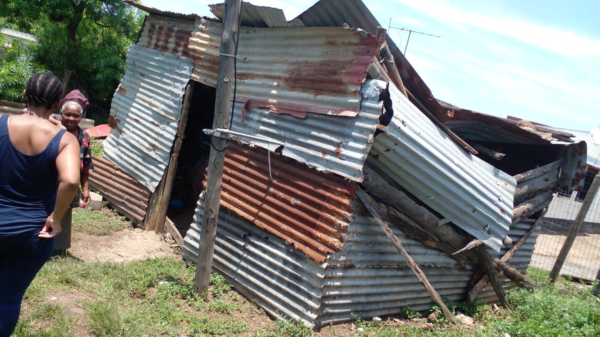 We raise funds to build a home for an old aged woman who pives with herdisbled son, and a disbled daughter was taken away by social workers since 2010 because of the situation they living in, her mother last saw her in 2020