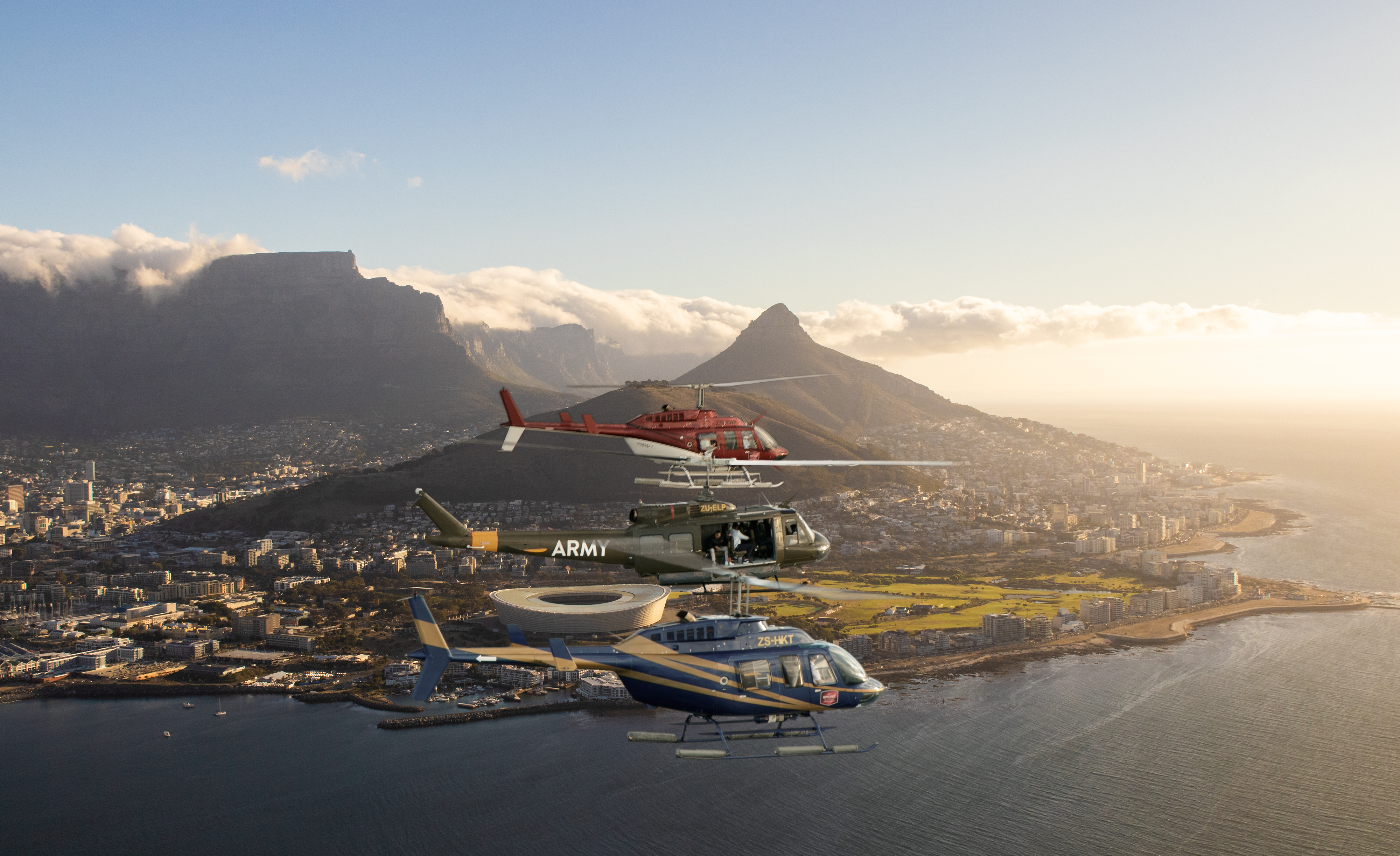 helicopter rides over cape town