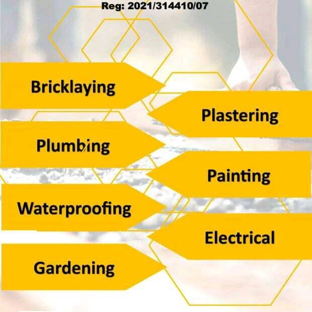 Our services: Renovations, Painting, plumbing, plastering, waterproofing, landscaping