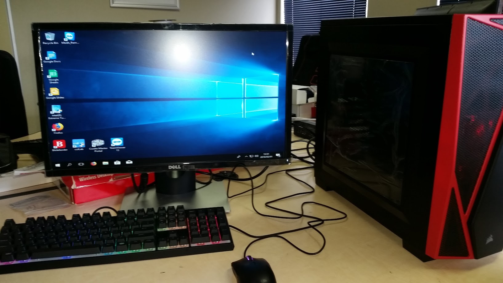 Completed, custom built desktop computer, that I built for a client a few years back.