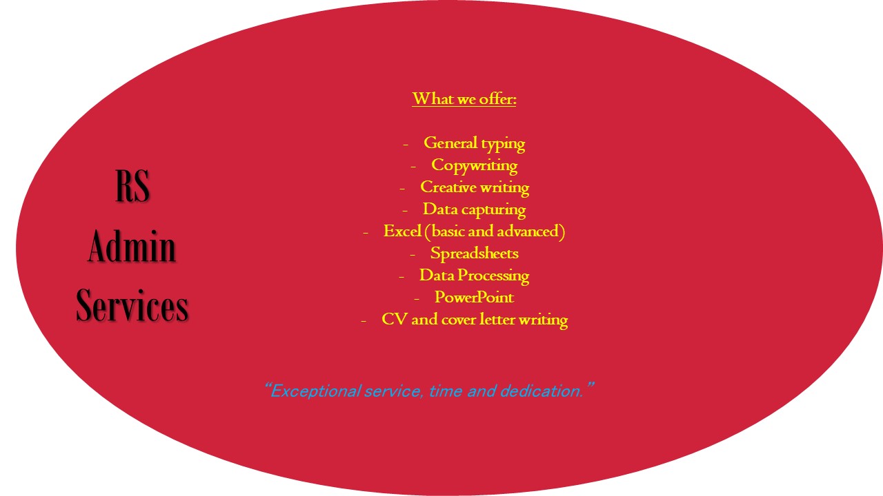 For more info, please email us at rsadminservices@gmail.com