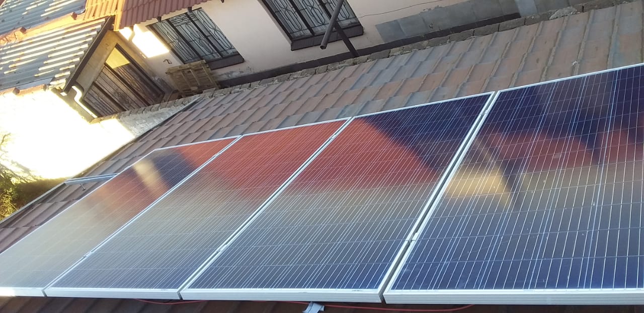 Solar panel installation