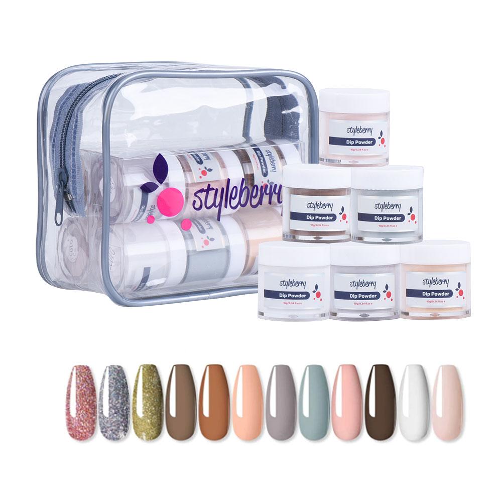 Acrylic Nail Polish Powder Dip Set Nude