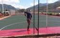 Tennis Courts Painting