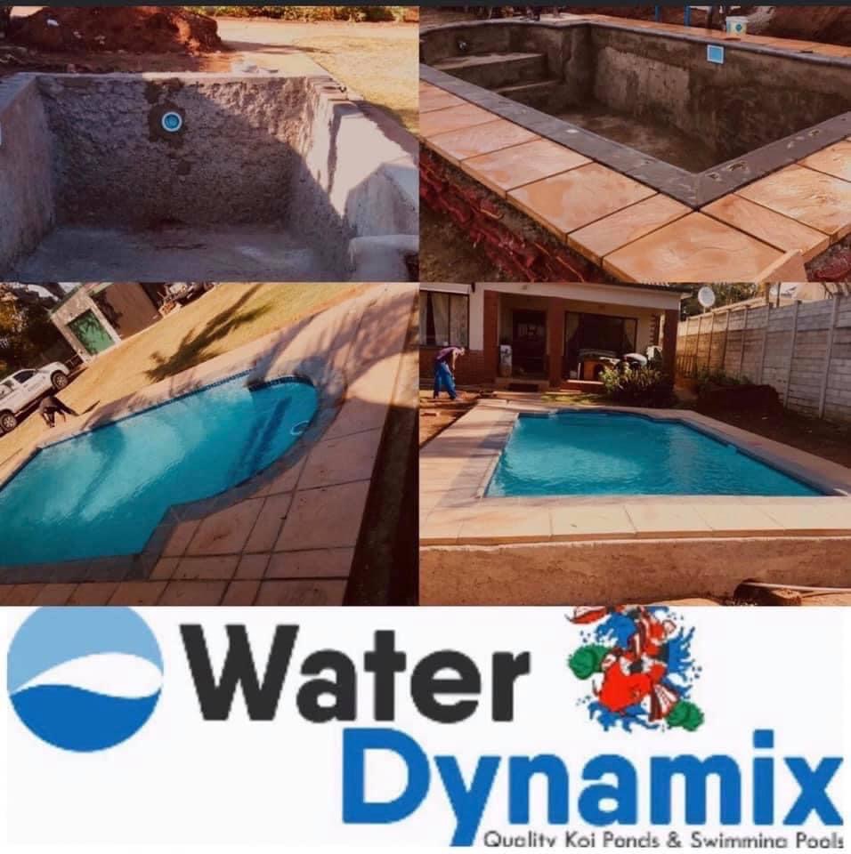 New and refurbished pools, koi ponds and water features 