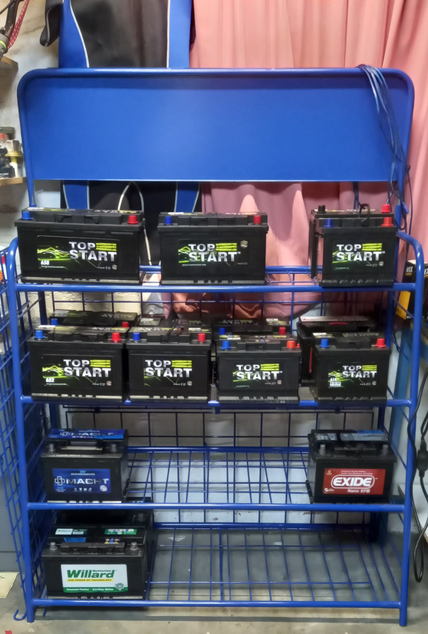 New batteries always available. Odd sizes ordered in if slow moving.