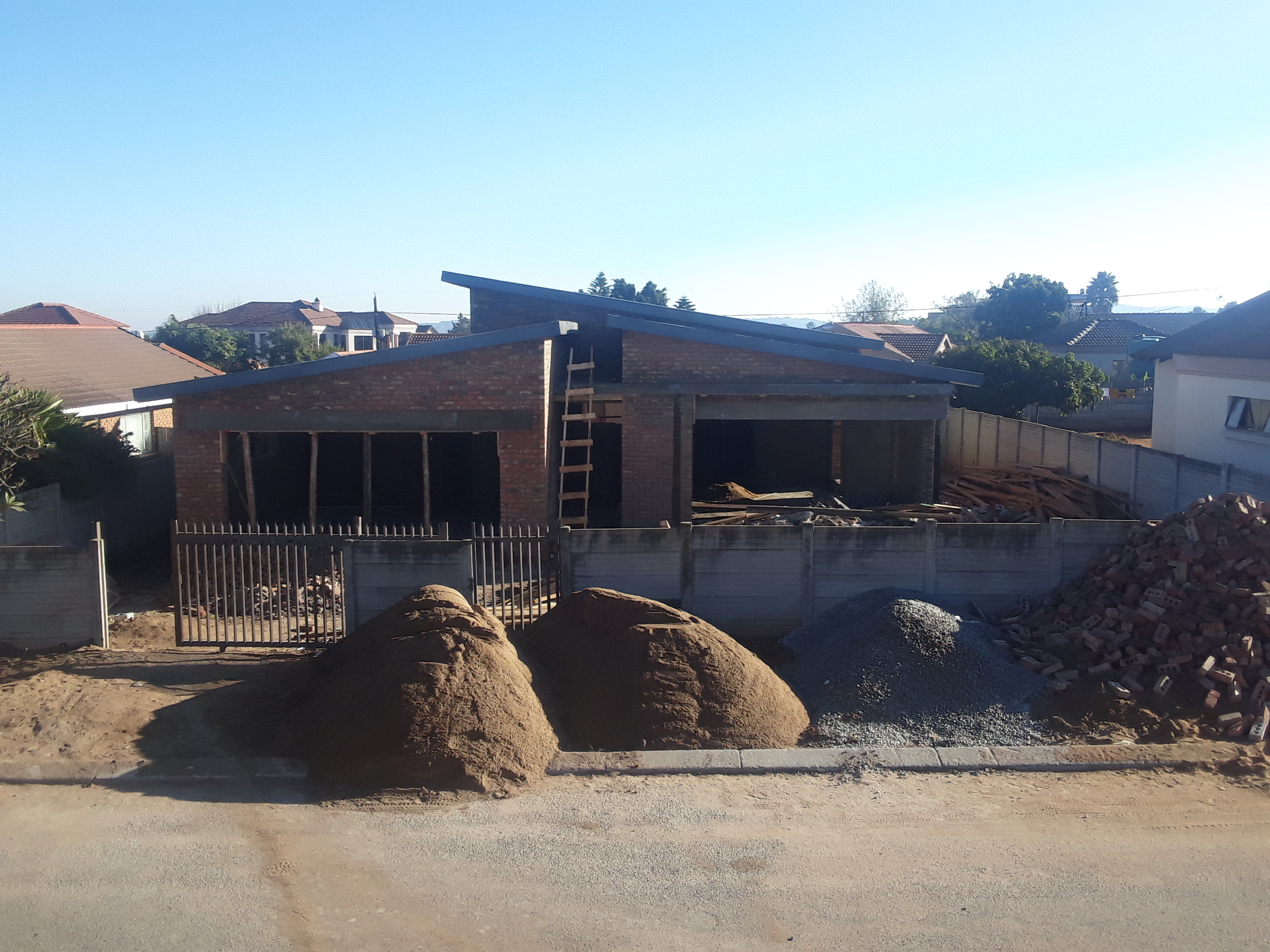 Flora park single storey butterfly roofing