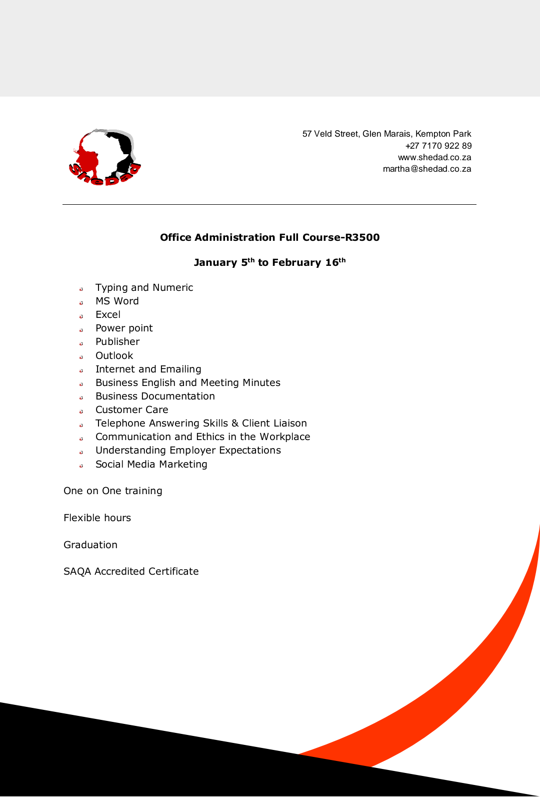 Our services