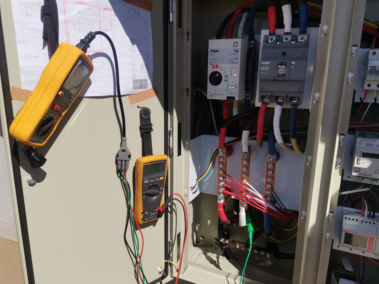 Inspection and testing in progress