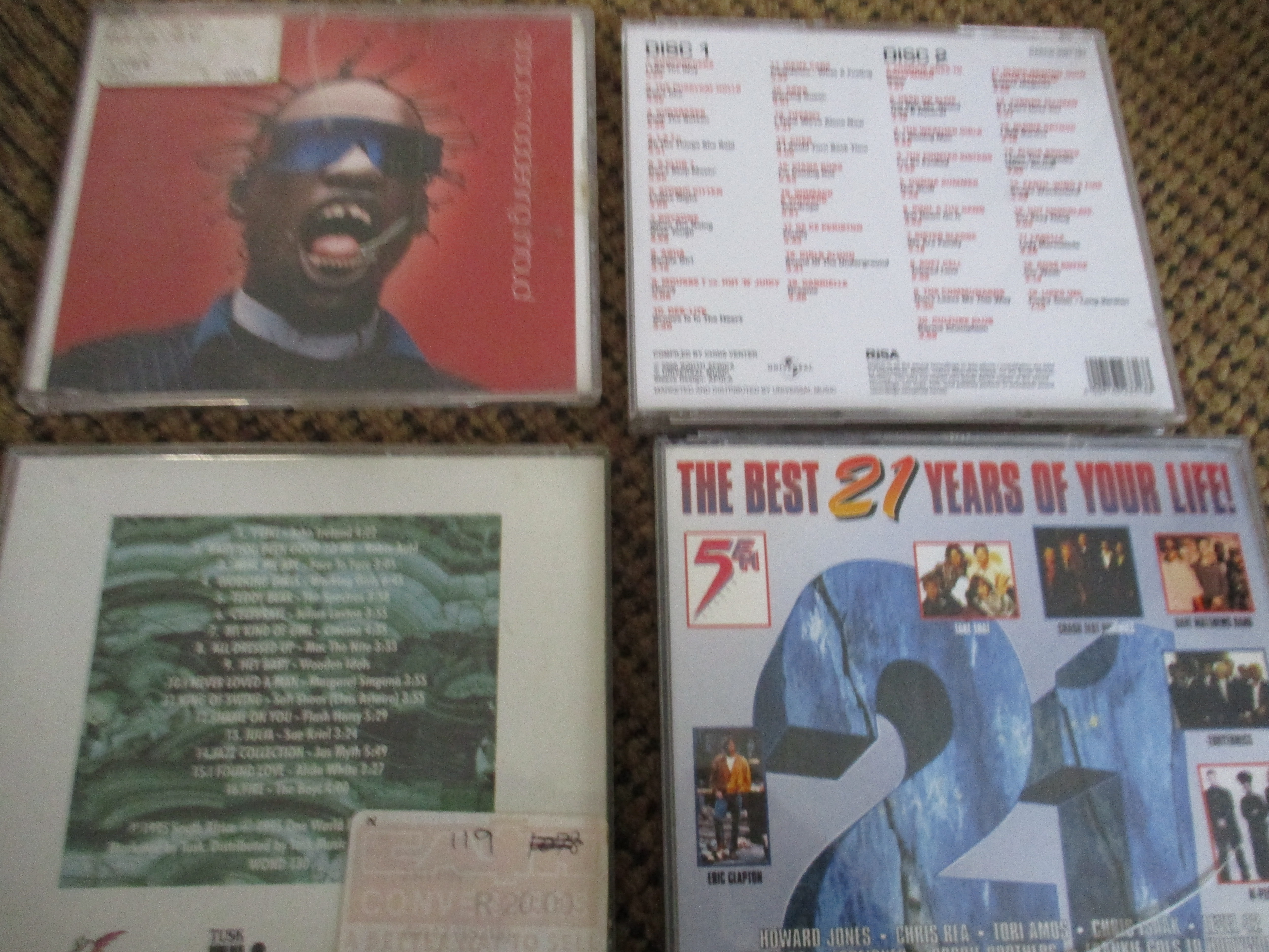 variety of cds thousands in stock