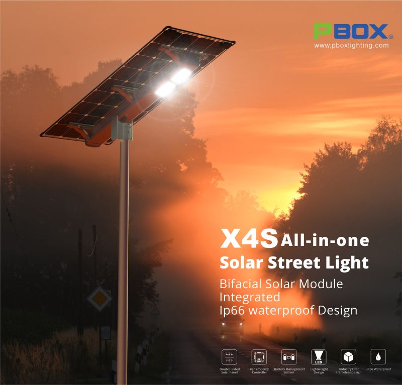 The PBOX commercial grade solar LED street light X4/X5 series incorporate innovative technology that provides a dependable performance. Our expert engineers have designed the most advanced all in one or split solar led Street lighting fixture with strongest structure. Our products have been proven to be used in various applications and sunlight conditions.