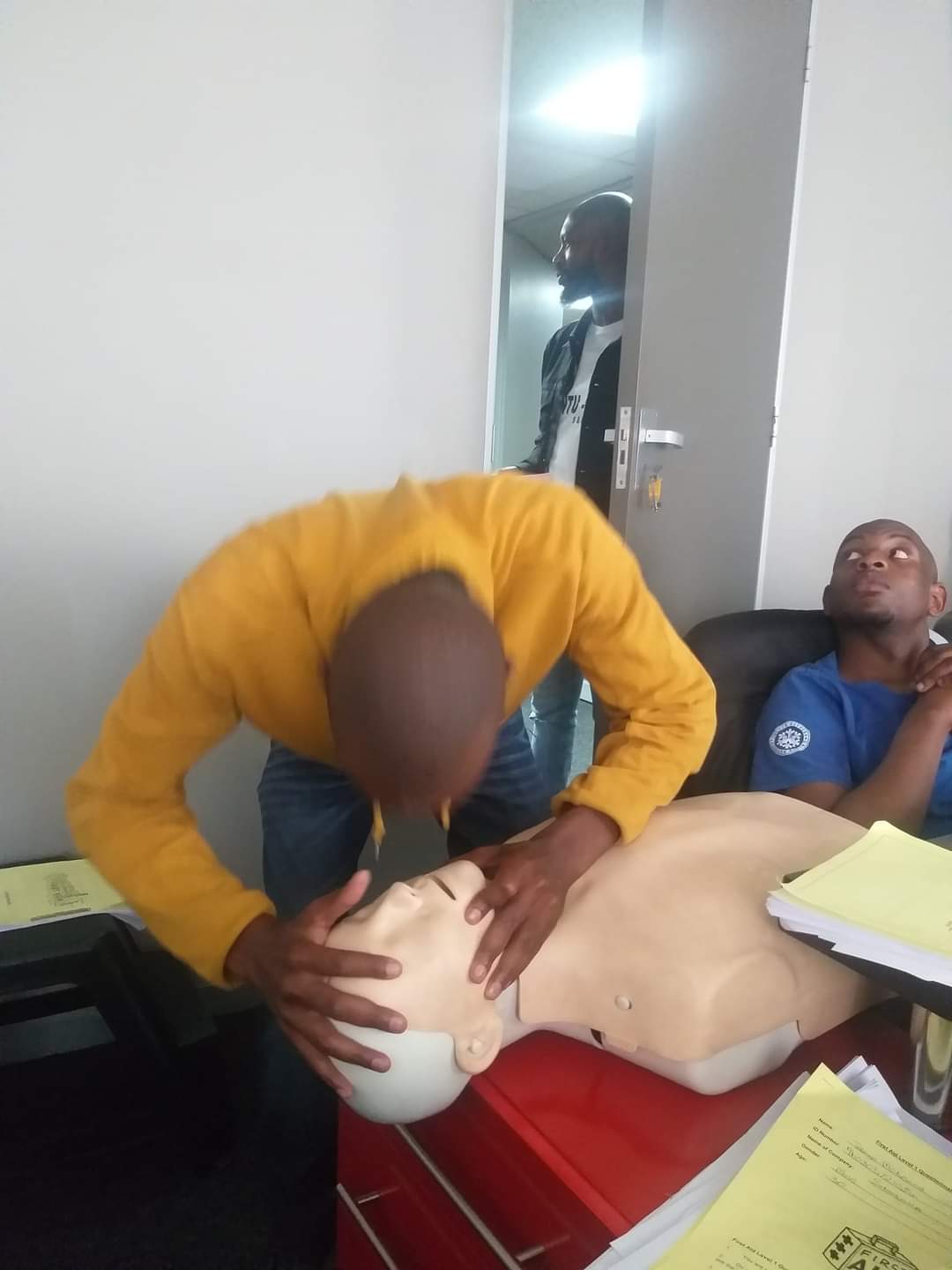 First aid training