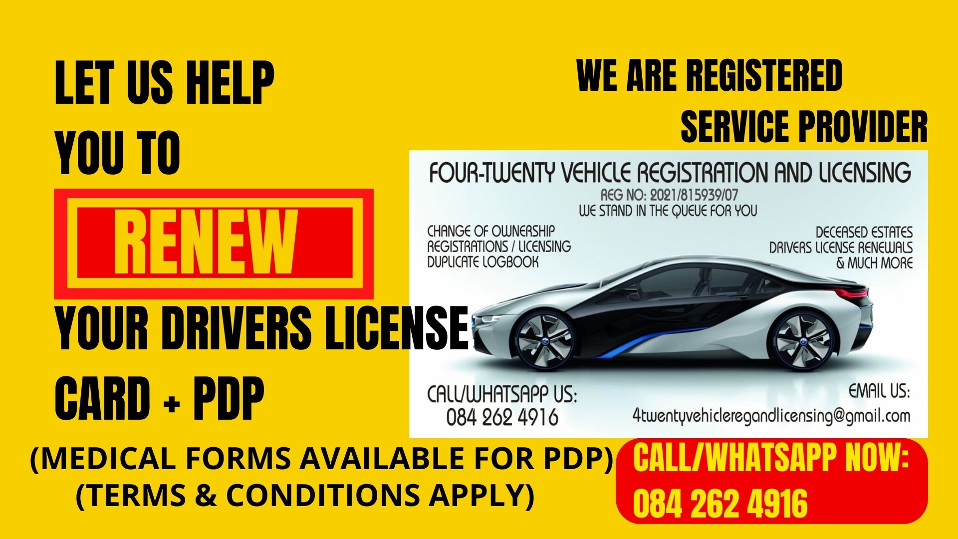 DRIVERS LICENSE RENEWALS