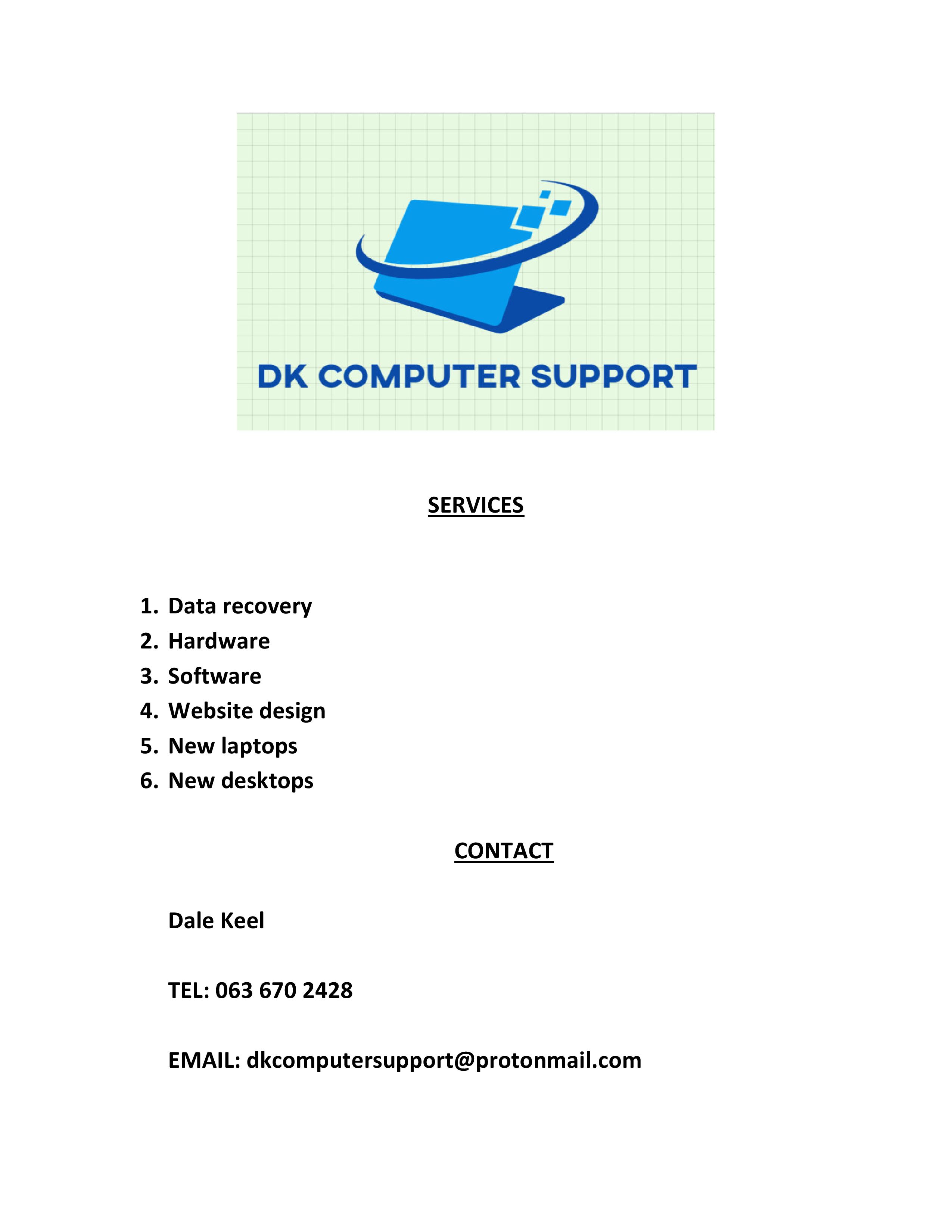 DK COMPUTER SUPPORT