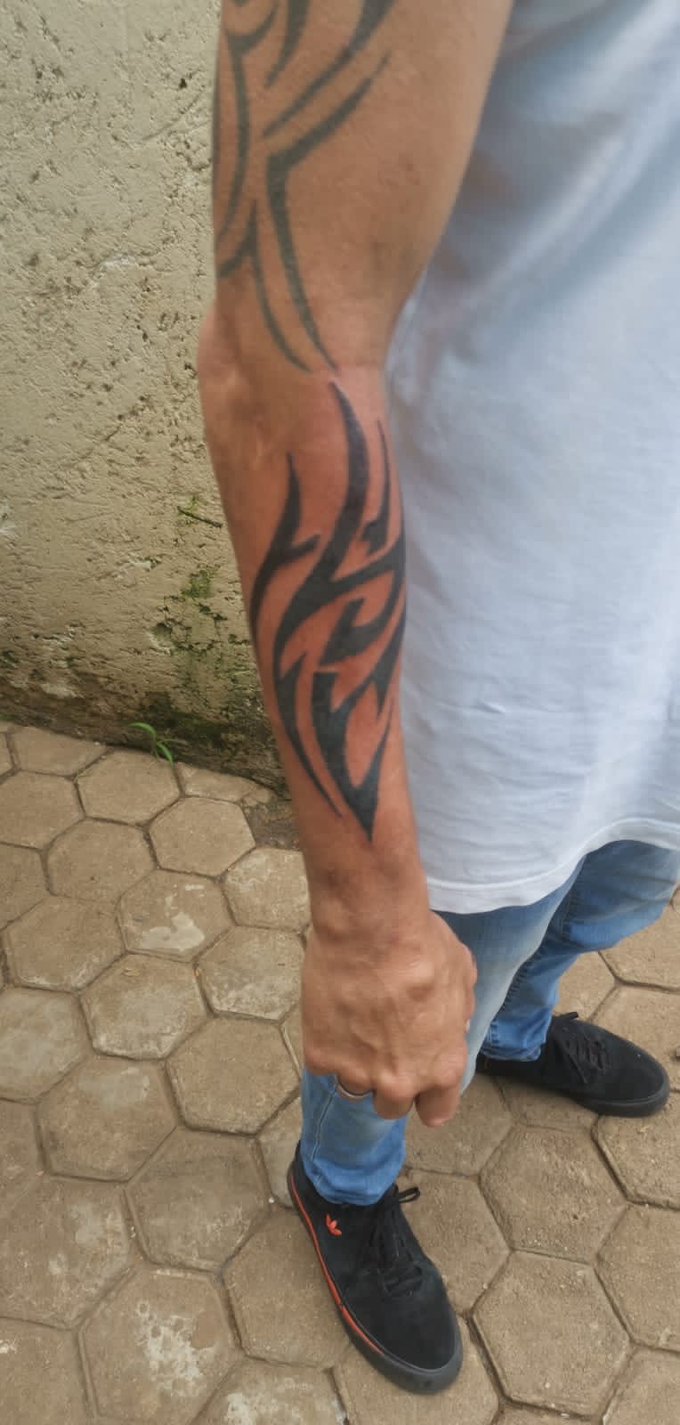 Tattoo done by student