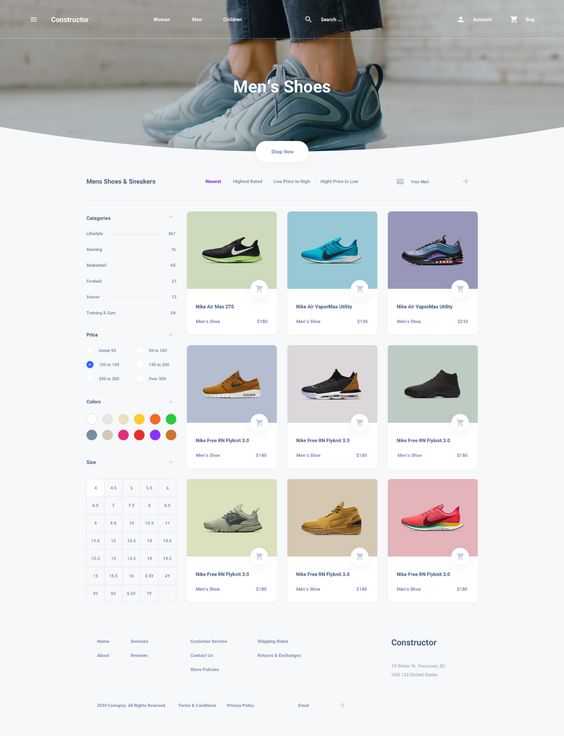 clean, easy to use website