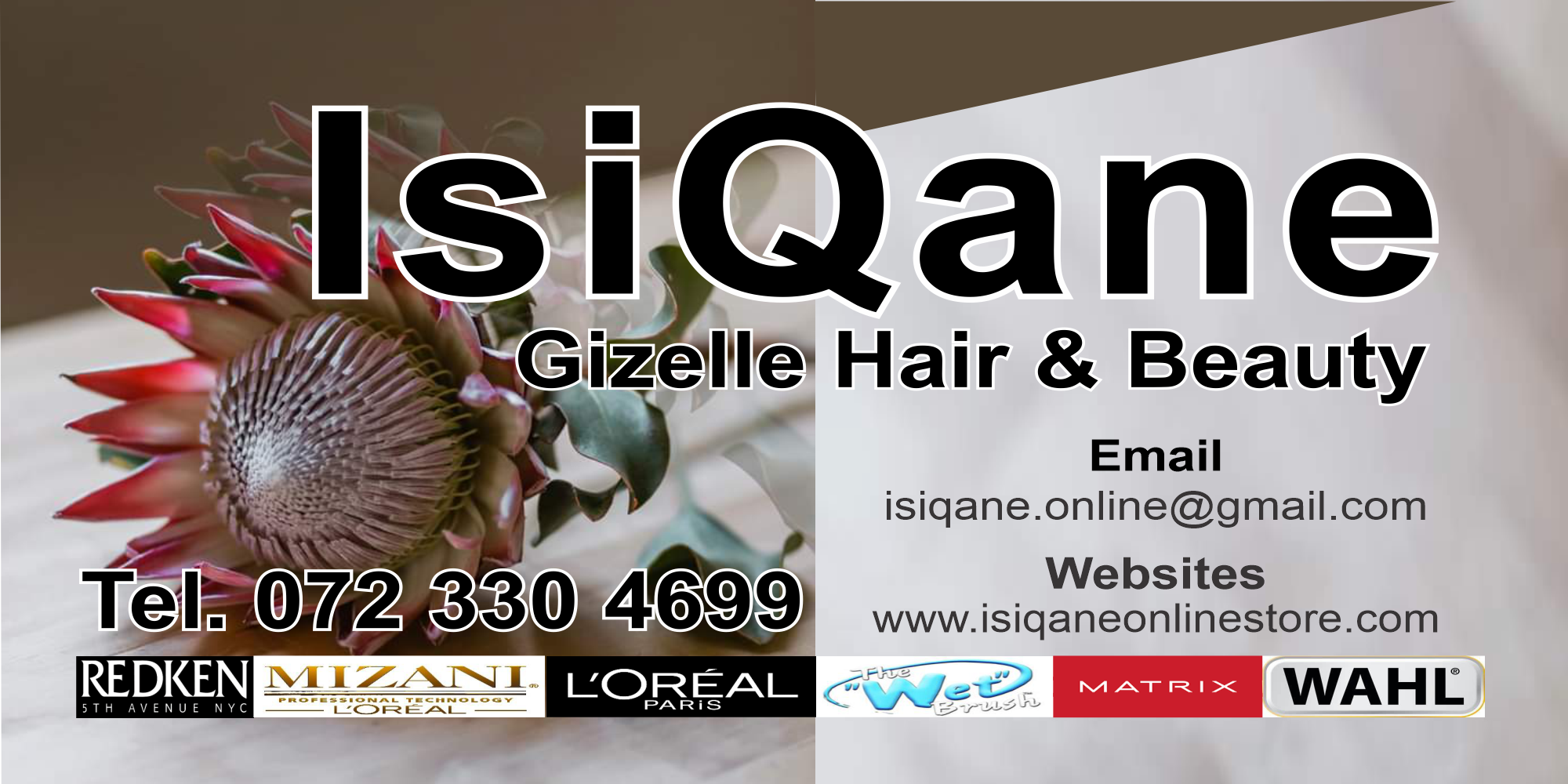 Our hair and beauty products