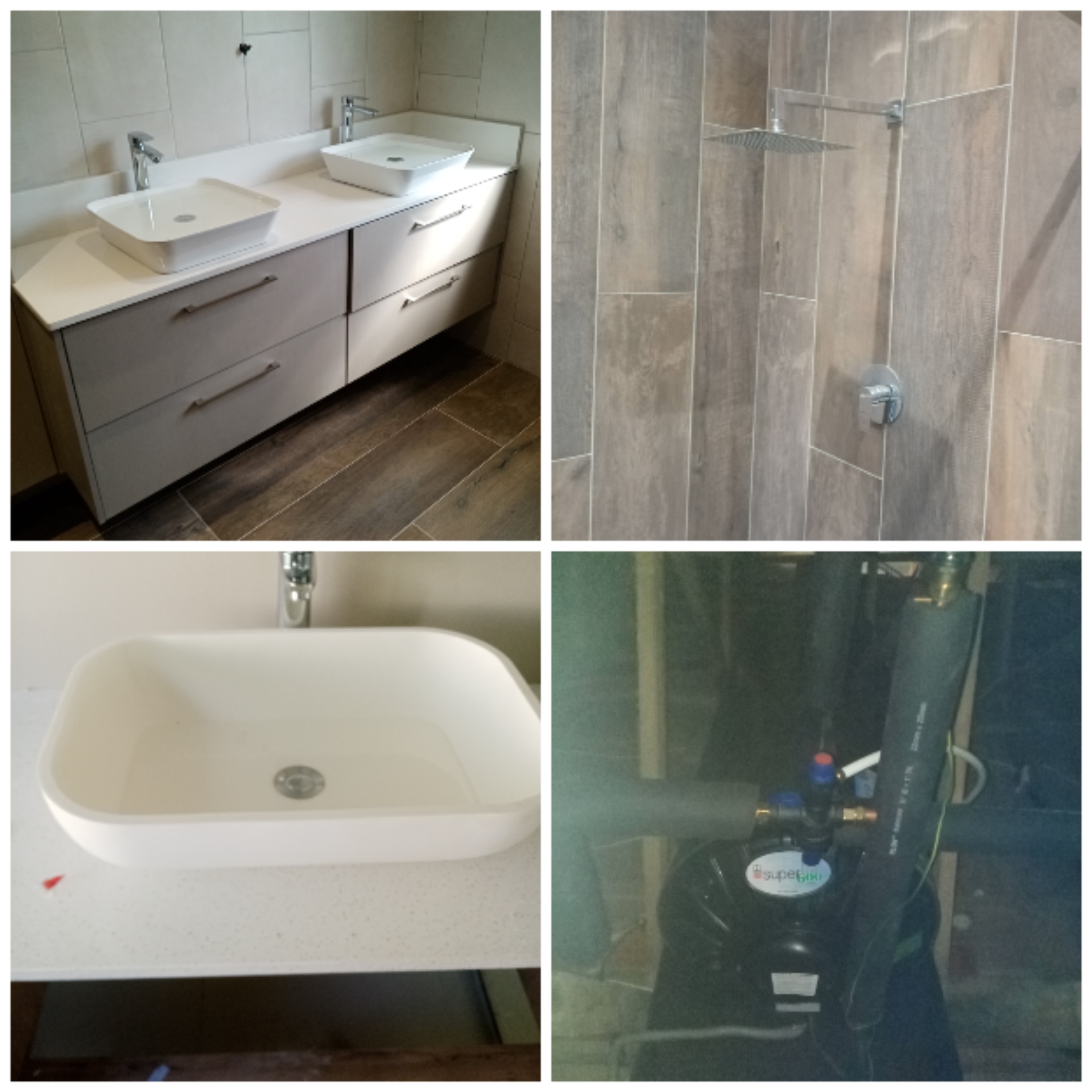 Bathroom remodeling and Geyser installation 