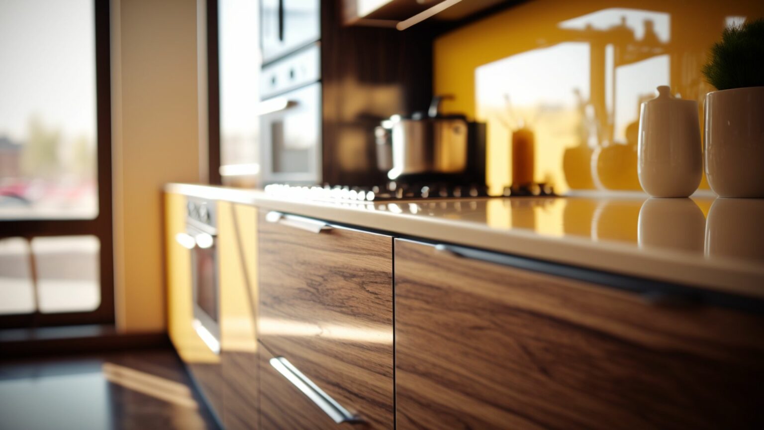 Vinyl Wrapped Kitchen