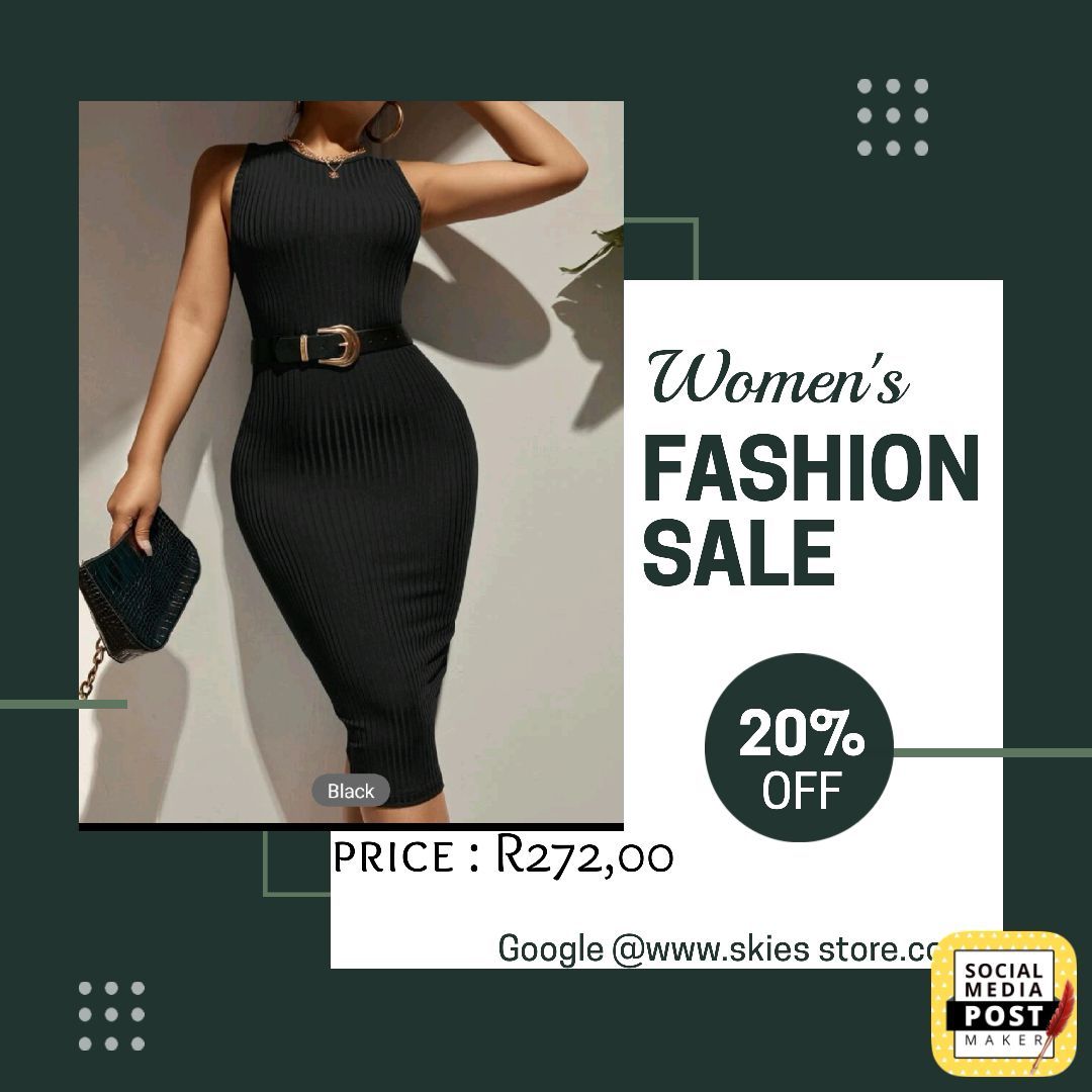 Black women dress