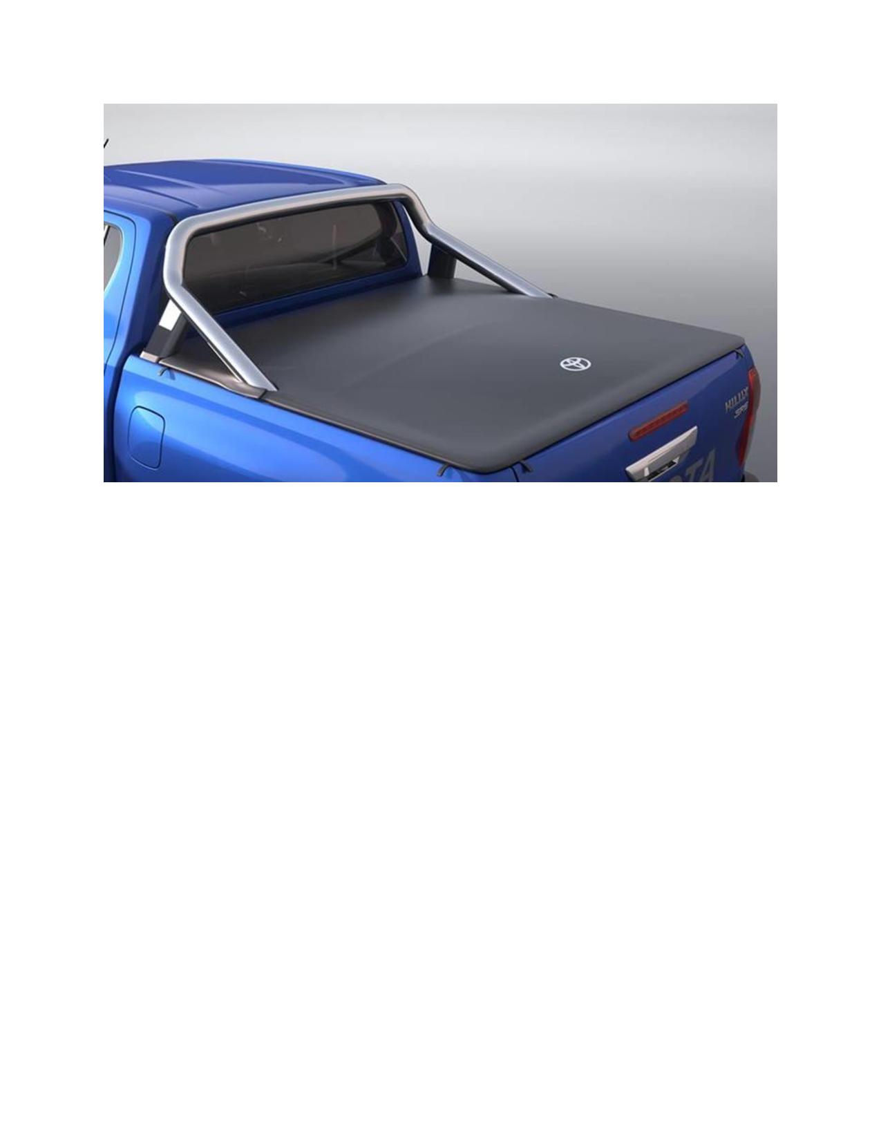 Clip -on  Toyota Hilux Double Cab Tonneau Cover