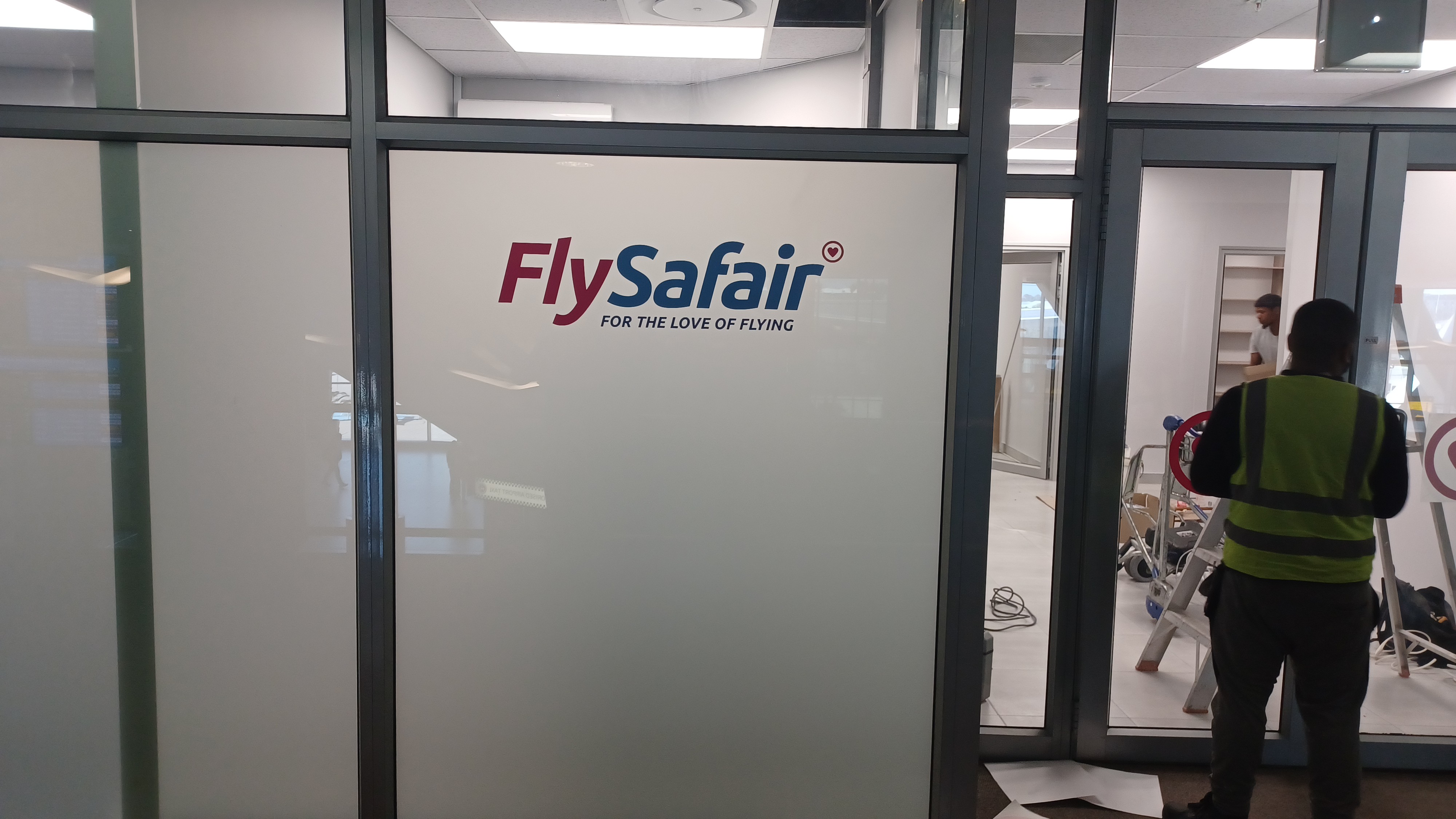 Project: safair airline Refurbishment of the cape town branch  offices
