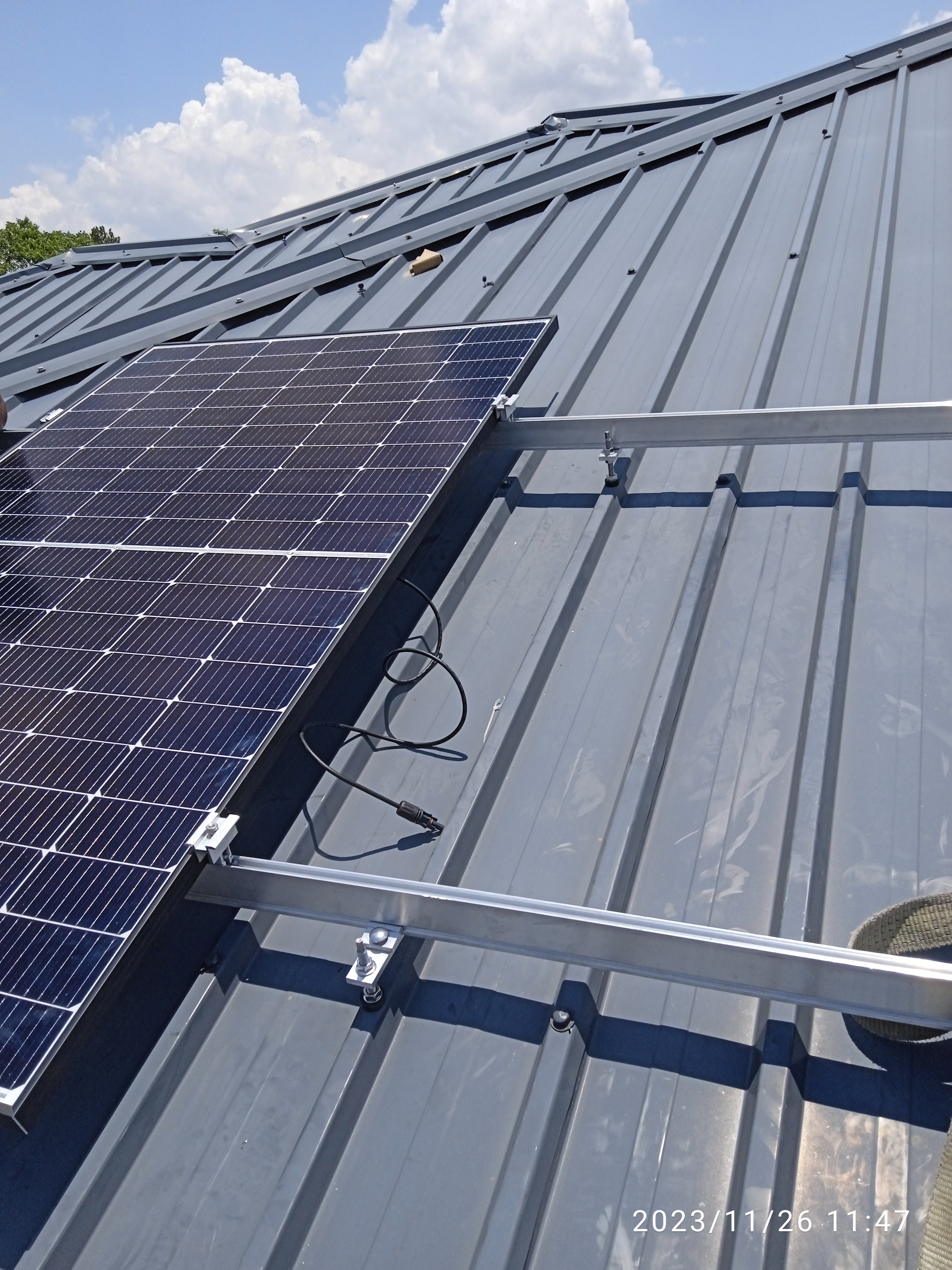 Sollar panels installation 