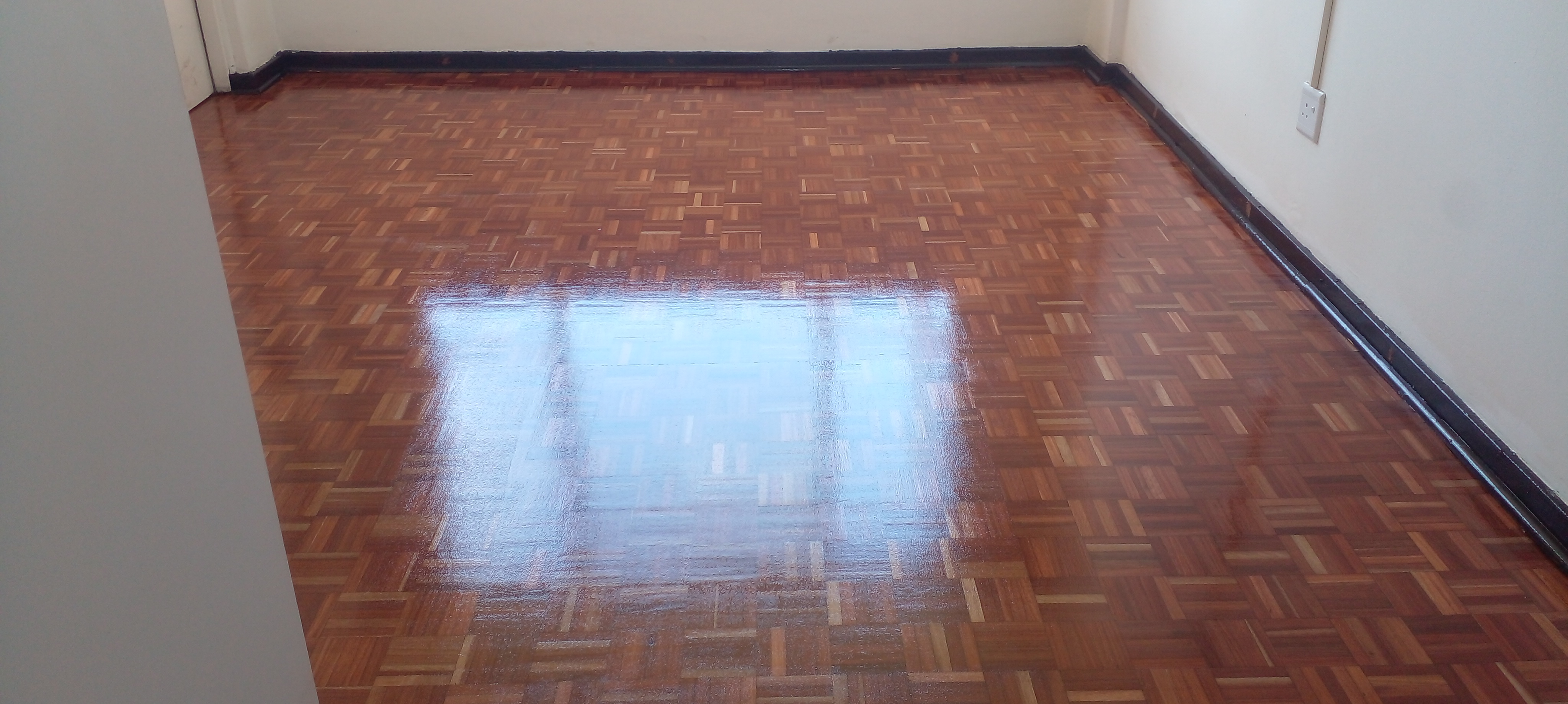 Wooden flooring 